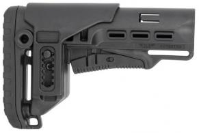 NCStar Tactical PCP42 Mil-Spec Stock Black Synthetic Collapsible with Adjustable Cheekpiece