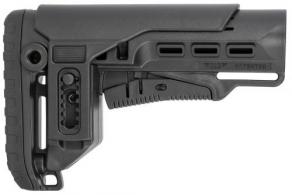 NCStar Tactical PCP52 Mil-Spec Stock Black Synthetic Collapsible with Adjustable Cheekpiece