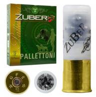 Zuber Premium Buckshot 12 GA 2.75" 1 1/5 oz 9 Pellet 00 Buck Round 10 Bx/ 30 Cs