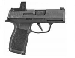 Sig Sauer P365 X 9mm 3.10 10+1 (2) Black Black Nitron Stainless Steel Slide Black Polymer Grip RomeoZero
