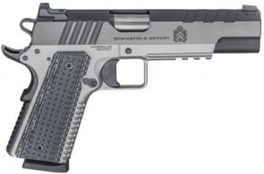 Springfield Armory 1911 Emissary .45 ACP 5" 8+1 Stainless Steel Frame Blued G10 Grips - PX9220L Springfield Armory 1911 Emissary .45 ACP 5" 8+1 Stainless Steel Frame Blued G10 Grips - PX9220L