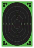 Tacshield Sport Ridge Oval Reactive Target Self-Adhesive Peel and Stick Adhesive Oval Bullseye Black w/Green Accents 5 Pac - 03790 Tacshield Sport Ridge Oval Reactive Target Self-Adhesive Peel and Stick Adhesive Oval Bullseye Black w/Green Accents 5 Pac - 03790