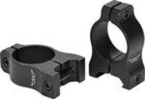 Warne Vapor Scope Ring Set Maxima/Weaver/Picatinny Low Fixed 1" Black Anodized Aluminum - V400M