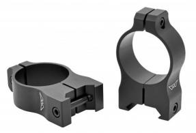 Warne Vapor Scope Ring Set Maxima/Weaver/Picatinny High Fixed 30mm Black Anodized Aluminum - V415M