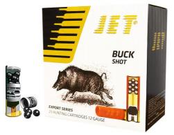 Jet Jet Export Series 12 GA 2.75" 1 1/5 oz 9 Pellet 00 Buck Round 250 Rds/ 1 Cs - CJ1200BS25PK Jet Jet Export Series 12 GA 2.75" 1 1/5 oz 9 Pellet 00 Buck Round 250 Rds/ 1 Cs - CJ1200BS25PK