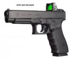 Glock G41 Gen4 MOS .45 ACP 5.31" 13+1 Black Polymer Frame Black Steel with MOS Cuts Slide Black Interchangeable Backs - G41413MOSUS Glock G41 Gen4 MOS .45 ACP 5.31" 13+1 Black Polymer Frame Black Steel with MOS Cuts Slide Black Interchangeable Backs - G41413MOSUS