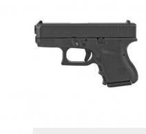 Glock G26 Gen5 Subcompact 9mm 3.43" 10+1 Black Polymer Frame Black nDLC Steel with Front Serrations Slide Black I - G265FSUS