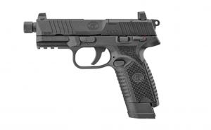 FN 502 Tactical 22 LR 4.60" 10+1 Matte Black Polymer Frame & Grip Black Anodized Aluminum Slide - 66101011 FN 502 Tactical 22 LR 4.60" 10+1 Matte Black Polymer Frame & Grip Black Anodized Aluminum Slide - 66101011