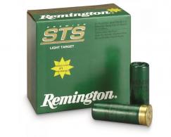 Remington STS Target 12GA 2.75" 1 1/8oz #8 25rd box - STS12LR8 Remington STS Target 12GA 2.75" 1 1/8oz #8 25rd box - STS12LR8