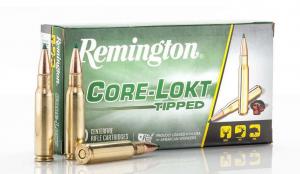 Remington Core-Lokt Tipped Ballistic Tip 30-06 Springfield Ammo 20 Round Box Remington Core-Lokt Tipped Ballistic Tip 30-06 Springfield Ammo 20 Round Box