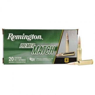 Remington Ammunition Premier Match 224 Valkyrie 90 gr Boat-Tail Hollow Point (BTHP) 20 Bx/ 10 Cs - 21201