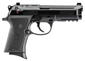 Beretta USA 92X RDO Compact 9mm 4.25" 10+1 FR (Decocking Safety) Red Dot Optics Ready Black Bruniton Steel Slid - J92CR92070