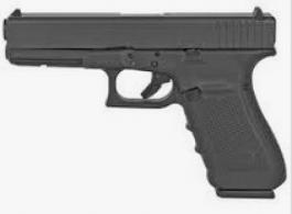 Glock G20 Gen4 10mm Auto 4.61" 15+1 Black Polymer Frame Black Steel Slide Black Interchangeable Backstrap Grip - G20415AUT
