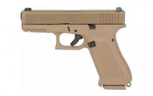 Glock G19X Compact Crossover 9mm 4.02" 17+1 Bronze Nitron Frame Coyote nPVD Steel Slide Coyote Rough Texture Int - G19X17AUT