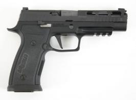 Sig Sauer P320 AXG Pro 9mm 4.7" Optic Ready, Nitron Finish, G10 Grips, 17+1 - 320AXGF9BXR3PROR2