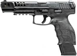 Heckler & Koch H&K VP9-B Match Optic Ready 9mm 5.51" 20+1 (4) Black Polymer Frame & Grip with Black Steel Slide - 81000555 Heckler & Koch H&K VP9-B Match Optic Ready 9mm 5.51" 20+1 (4) Black Polymer Frame & Grip with Black Steel Slide - 81000555