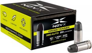 Main product image for NovX 380CTCSS-20 Cross Trainer .380 ACP 60 gr Copper Polymer 20 Bx/ 10 Cs