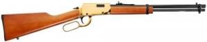 Rossi Rio Bravo .22 LR 18" 15+1 Polished Black Barrel Gold Finish Receiver Hardwood Stock