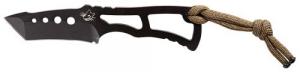 Diamondback Knifeworks SG04050100 Vermin 2.25" Fixed Tanto Plain Black PVD 2.63" Black Includes Lanyard/Sheath