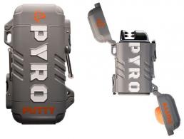 Phone Skope Pyro Putty dual Arc Electronic Lighter Gray