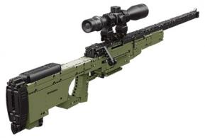 Remington Toys Remington Building Blocks Sniper Rifle OD Green/Black Plastic 41"Long x 9.5"Tall Age 14+ - RM1001 Remington Toys Remington Building Blocks Sniper Rifle OD Green/Black Plastic 41"Long x 9.5"Tall Age 14+ - RM1001