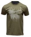 Springfield Armory 2020 Elk Mens T-Shirt Military Green Short Sleeve Large