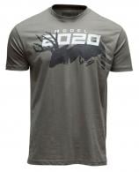 Springfield Armory 2020 Mule Deer Mens T-Shirt Stone Gray Short Sleeve Small - GEP8607S