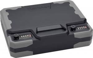 Hornady TrekLite Lock Box XXL Combination/Key Entry Black Polycarbonate Holds 2 Handguns 12.20" x 10.10" x 3.30" - 95260 Hornady TrekLite Lock Box XXL Combination/Key Entry Black Polycarbonate Holds 2 Handguns 12.20" x 10.10" x 3.30" - 95260