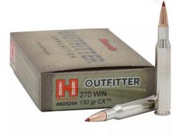 Hornady Outfitter 270 Win Ammo 130gr CX OTF 20 rd. Hornady Outfitter 270 Win Ammo 130gr CX OTF 20 rd.