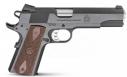 Springfield Armory 1911 Garrison .45 ACP 5" 7+1 Blued Carbon Steel Frame & Slide Thin-Line Wood with Double-Diamond