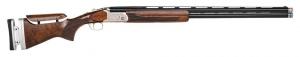 Mossberg & Sons Gold Reserve 12 GA 30" 2rd 3" Polished Silver w/ Scroll & Inlay Engraved Rec Satin Black Walnut Fixed - 75474 Mossberg & Sons Gold Reserve 12 GA 30" 2rd 3" Polished Silver w/ Scroll & Inlay Engraved Rec Satin Black Walnut Fixed - 75474