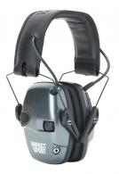 Howard Leight Impact Sport 22 dB Over the Head Gray Ear Cups with Black Headband Youth/Adult Small - R02532