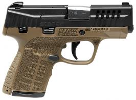 Savage Stance MC9MS Pistol 9mm 3.2 in. Flat Dark Earth Night Sights 7+1/8+1 rd. - 67006 Savage Stance MC9MS Pistol 9mm 3.2 in. Flat Dark Earth Night Sights 7+1/8+1 rd. - 67006