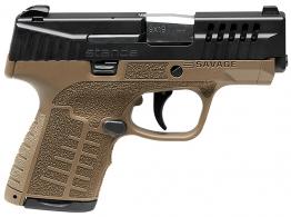 Savage Arms Stance with TruGlo Night Sights Flat Dark Earth/Black 8 Rounds 9mm Pistol - 67007 Savage Arms Stance with TruGlo Night Sights Flat Dark Earth/Black 8 Rounds 9mm Pistol - 67007