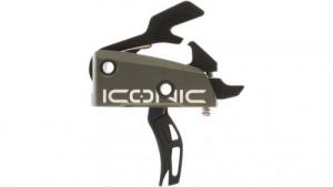 Rise Armament Iconic Two-Stage Curved Trigger with 2 lbs Draw Weight & Green Finish for AR-15, AR-10 - T22GRN Rise Armament Iconic Two-Stage Curved Trigger with 2 lbs Draw Weight & Green Finish for AR-15, AR-10 - T22GRN