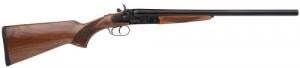 Rock Island Armory Side By Side 12 GA 24" 2rd 3" Black Anodized Aluminum Rec/Barrel Walnut Fixed Stock Right Hand (Fu - 12RSS24