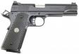 Wilson Combat 1911 CQB Elite 45 ACP 5" 8+1 Overall Stainless Steel with Black G10 Starburst Grip Ambi Thumb Safety