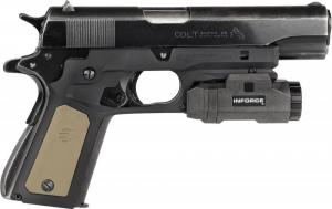 Recover Tactical Frame Grip Black Polymer Frame with Interchangeable Black & Tan Panels for Standard Frame 1911 - CC3P-0102 Recover Tactical Frame Grip Black Polymer Frame with Interchangeable Black & Tan Panels for Standard Frame 1911 - CC3P-0102