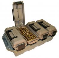 MTM Case-Gard Ammo Crate 30 Cal Rifle Dark Earth Cans/Army Green Crate Polypropylene 5" x 11.3" x 7.2" 15 lbs