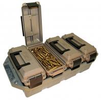 MTM Case-Gard Ammo Crate 30 Cal Rifle Dark Earth Cans/Army Green Crate Polypropylene 5" x 11.3" x 7.2" 15 lbs - AC4C MTM Case-Gard Ammo Crate 30 Cal Rifle Dark Earth Cans/Army Green Crate Polypropylene 5" x 11.3" x 7.2" 15 lbs - AC4C