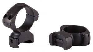 Konus Scope Ring Set For Rifle Picatinny/Weaver Low 1" Tube Matte Black Steel - 7402