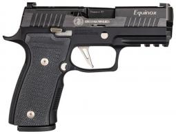 Sig Sauer P320 AXG Equinox 9mm 3.90" 17+1 Black Anodized Frame with Two-Tone Stainless Steel with Optics C - 320AXGCA9CWEQR2