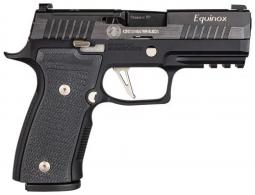 Sig Sauer P320 AXG Equinox 9mm 3.90" 10+1 Black Anodized Frame with Two-Tone Stainless Steel with Optics - 320AXGCA9CWEQR210