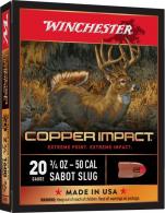 Winchester Copper Impact 20 GA Ammo  2.75" 3/4 oz Sabot Slug Round 5rd box - X20CLF