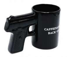 Caliber Gourmet Caliber Gourmet Gun Mug Black Ceramic Pistol - CBGM1049 Caliber Gourmet Caliber Gourmet Gun Mug Black Ceramic Pistol - CBGM1049