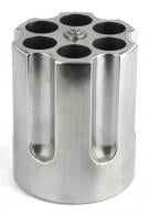 Caliber Gourmet Caliber Gourmet Cylinder Pen Holder Silver Aluminum 3.25" x 2.75" Pistol Cylinder - CBG-1007