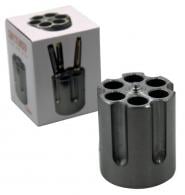 Caliber Gourmet Caliber Gourmet Cylinder Pen Holder Black Aluminum 3.25" x 2.75" Pistol Cylinder - CBG-1007-BK