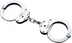 Uzi Accessories Handcuffs NIJ Silver Steel Includes 2 Keys - UZI-HCEU-SC-NIJ Uzi Accessories Handcuffs NIJ Silver Steel Includes 2 Keys - UZI-HCEU-SC-NIJ