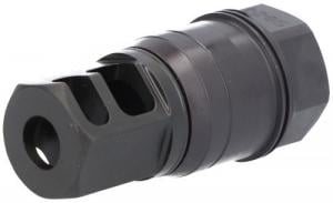 Sig Sauer Clutch-Lok QD Muzzle Brake Black Stainless Steel with 5/8"-24 tpi Threads for 7.62mm 25 Degree Taper - SL76258X2425DEGM