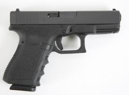 Glock G19 Gen3 Compact 9mm Luger 4.02" 15+1 Overall Black Finish with Steel Slide, Finger Grooved Black Polymer Grip & F - G1915US